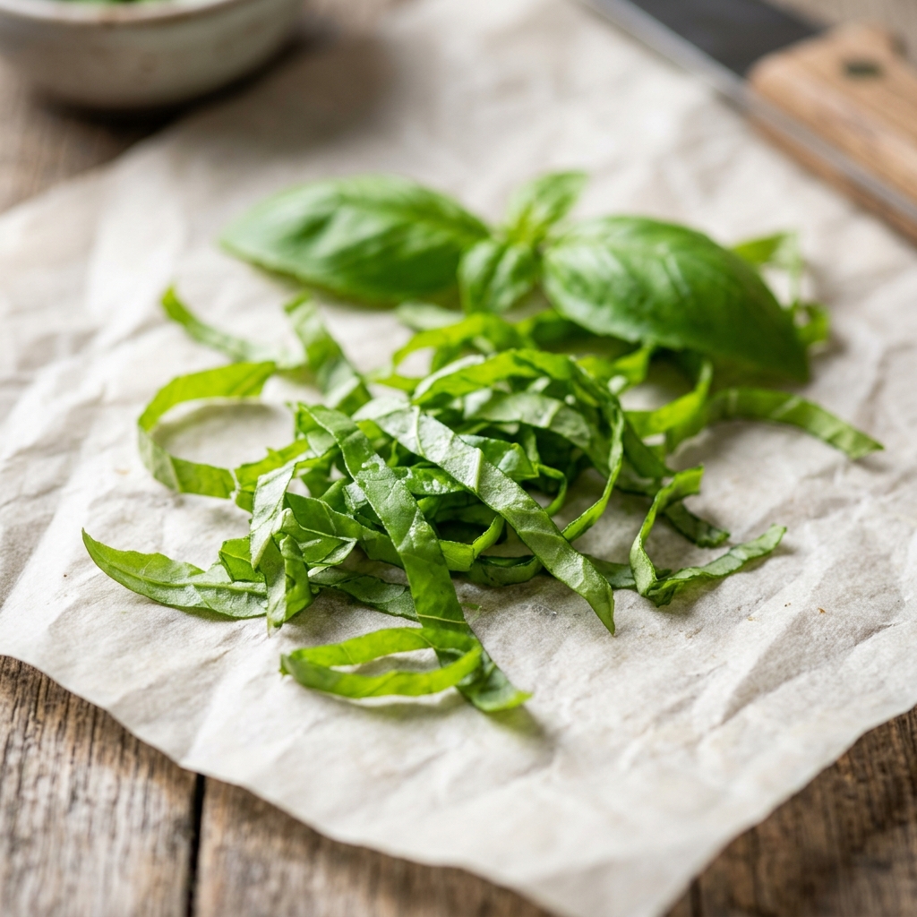 Fresh Chopped Basil at MOD Pizza